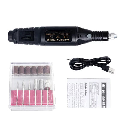 Električna turpija za nokte T001 Black