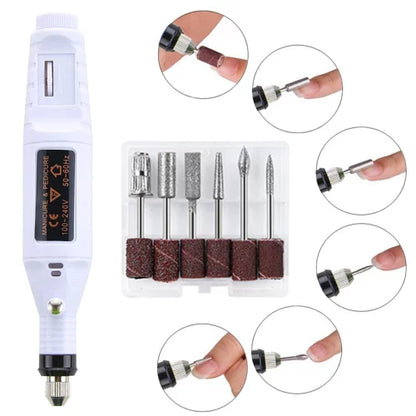 Električna turpija za nokte T001 White