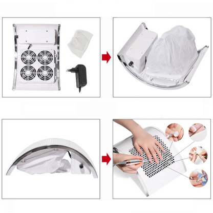 Aspirator za nokte 838-4 80W