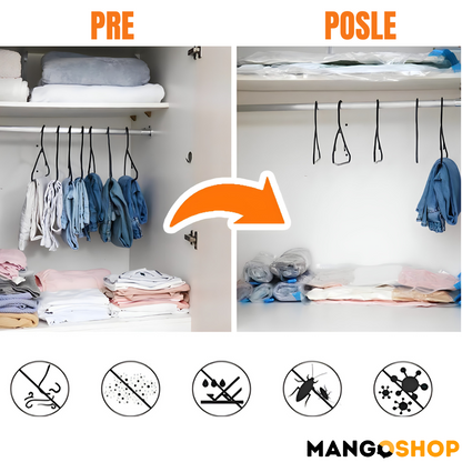 Samokompresione vakuumske kese – ušteda prostora do 80% bez usisivača