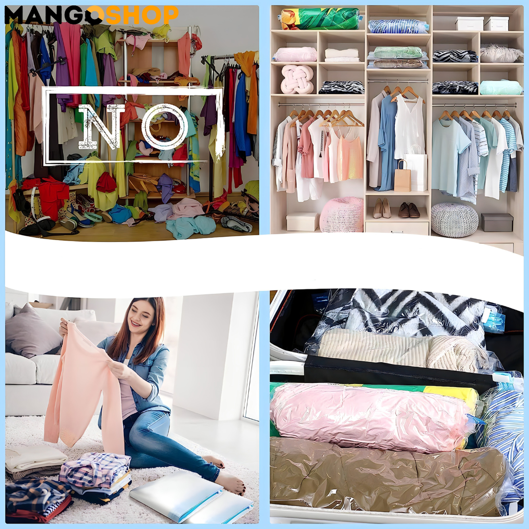 Samokompresione vakuumske kese – ušteda prostora do 80% bez usisivača