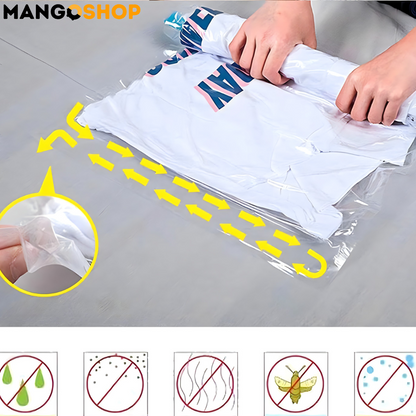 Samokompresione vakuumske kese – ušteda prostora do 80% bez usisivača