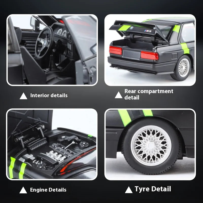 Metalni BMW M3 E30 Trkački modeli