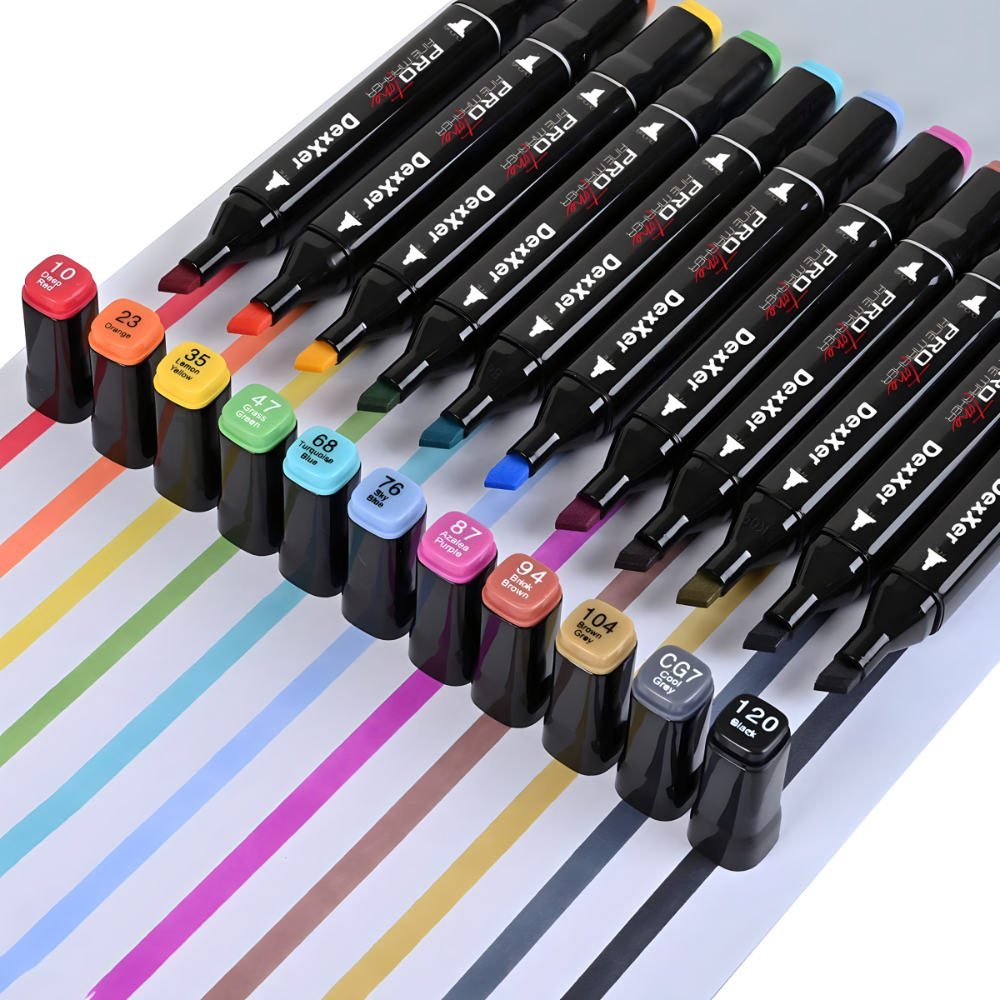 Set od 80 dvostranih markera