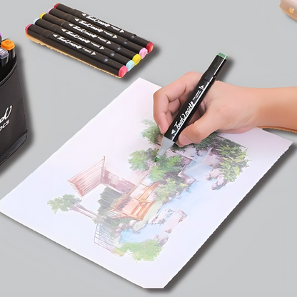 Set od 80 dvostranih markera