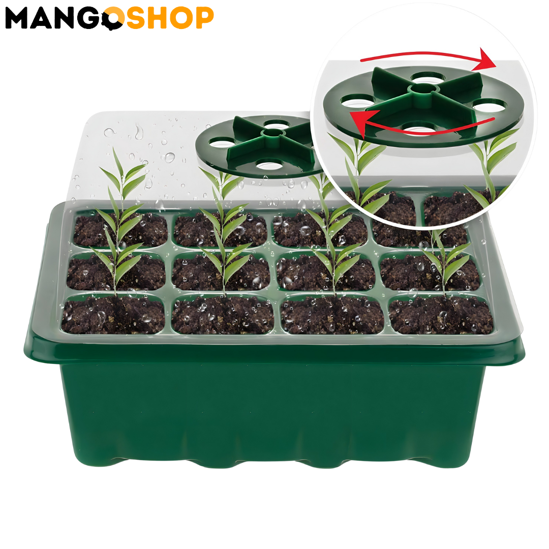 Set za rasad i klijanje biljaka sa podesivom ventilacijom