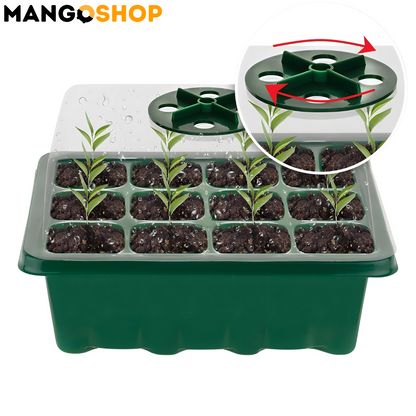 Set za rasad i klijanje biljaka sa podesivom ventilacijom