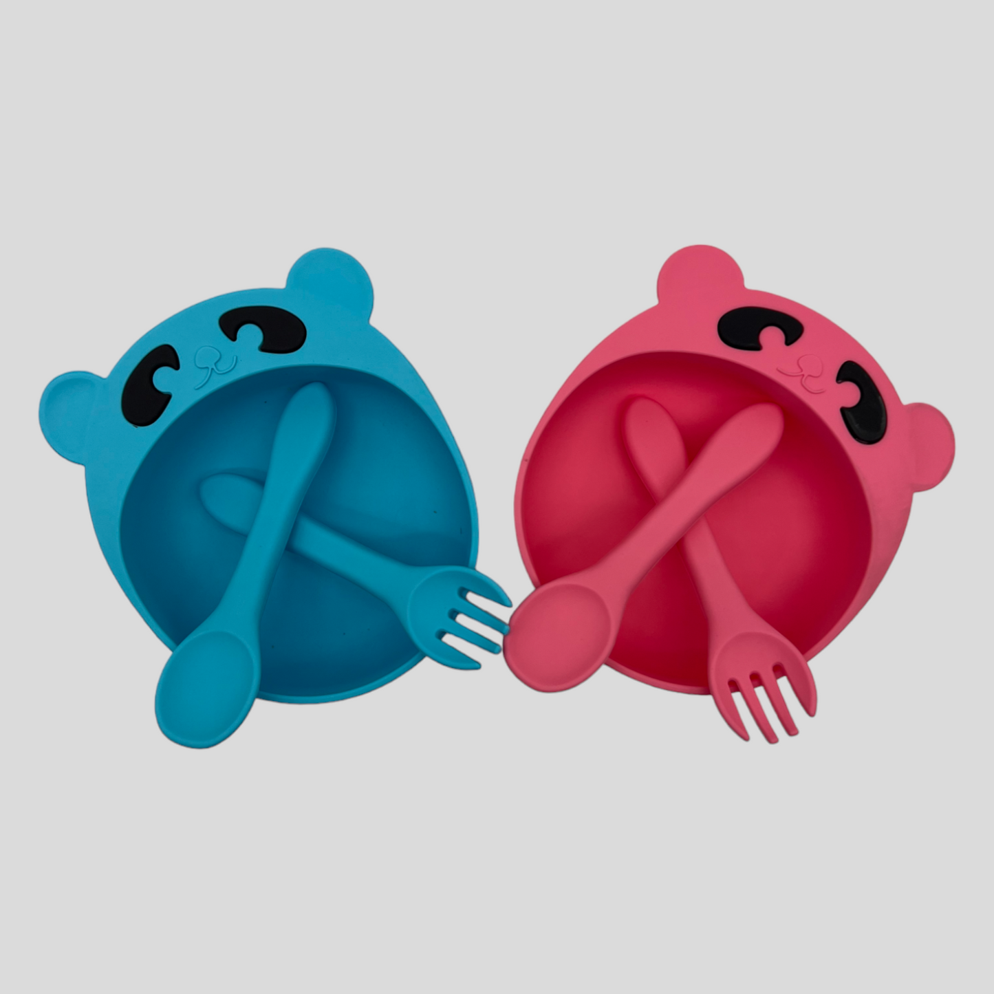 Silikonska činija sa priborom