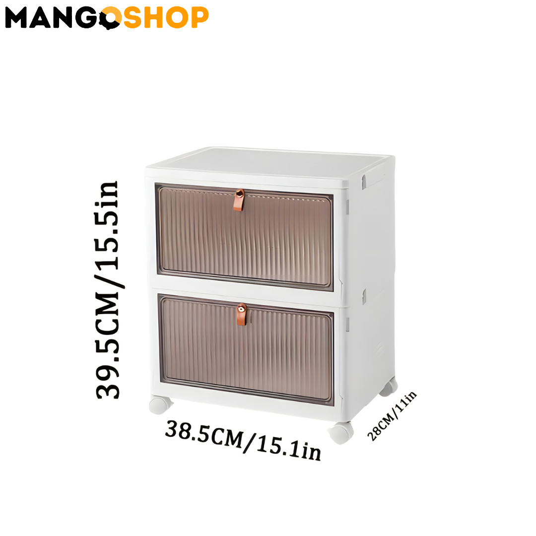 Sklopiva kutija za odlaganje sa poklopcem - za organizaciju obuće, igračaka i sličnog