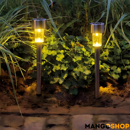 Solarne lampe od nerđajućeg čelika 6 komada