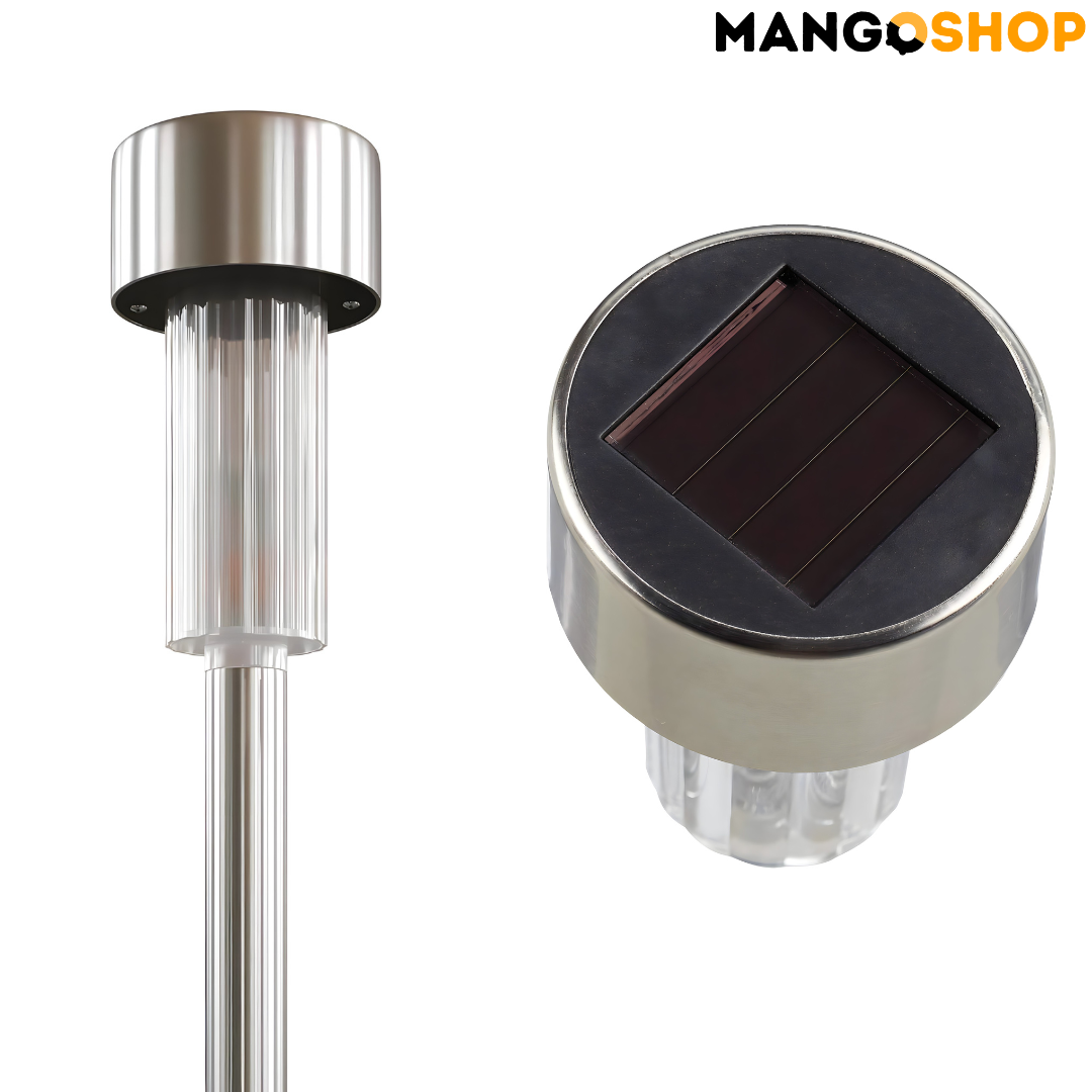 Solarne lampe od nerđajućeg čelika 6 komada