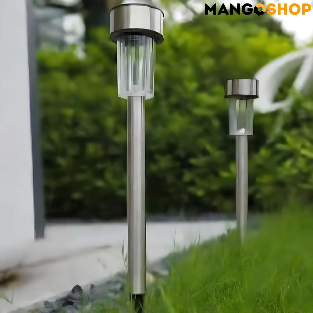 Solarne lampe od nerđajućeg čelika 6 komada