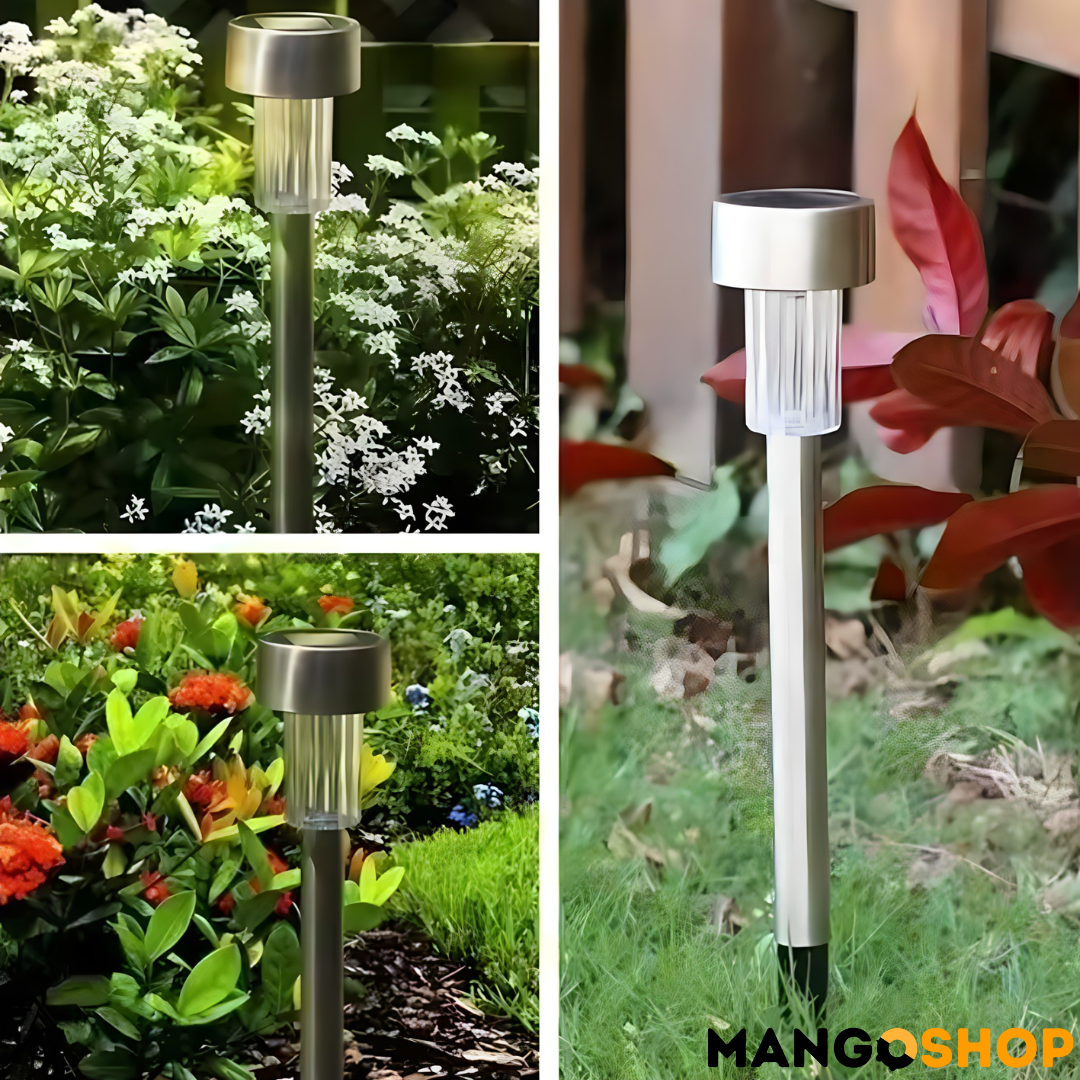 Solarne lampe od nerđajućeg čelika 6 komada