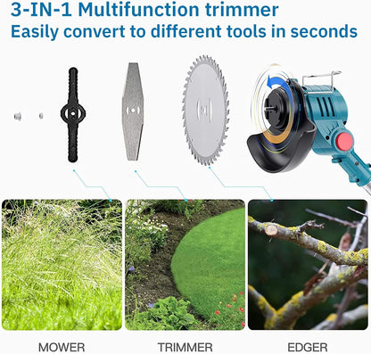 Aku trimer za travu sa 2 baterije