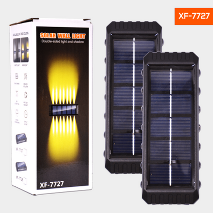 Solarna zidna LED lampa – 2 kom