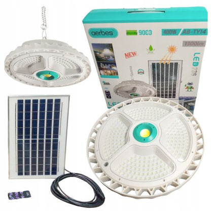 Solarni viseći LED reflektor + daljinski 200W/400W