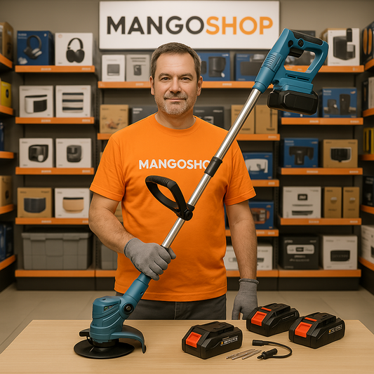 Aku trimer za travu sa 2 baterije