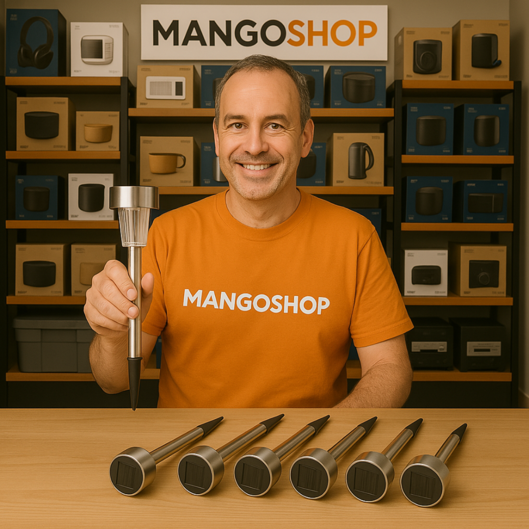 Solarne lampe od nerđajućeg čelika 6 komada