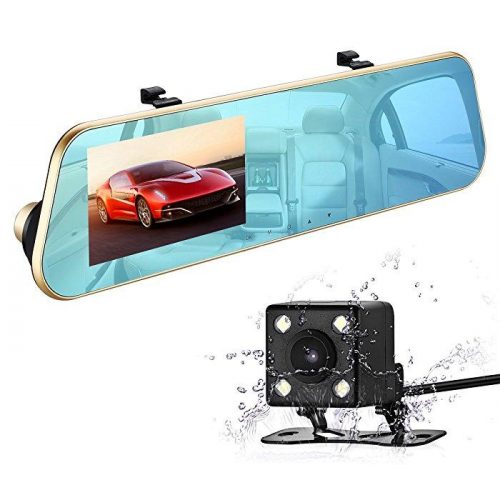 Blackbox DVR 1080p Retrovizor Kamera + Zadnja Kamera