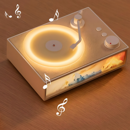 2u1 Gramofon i difuzer sa svetlom i bluetooth zvučnikom