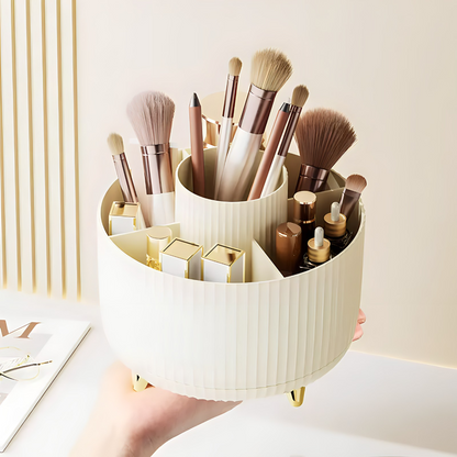 Rotirajući organizator za šminku i školski pribor