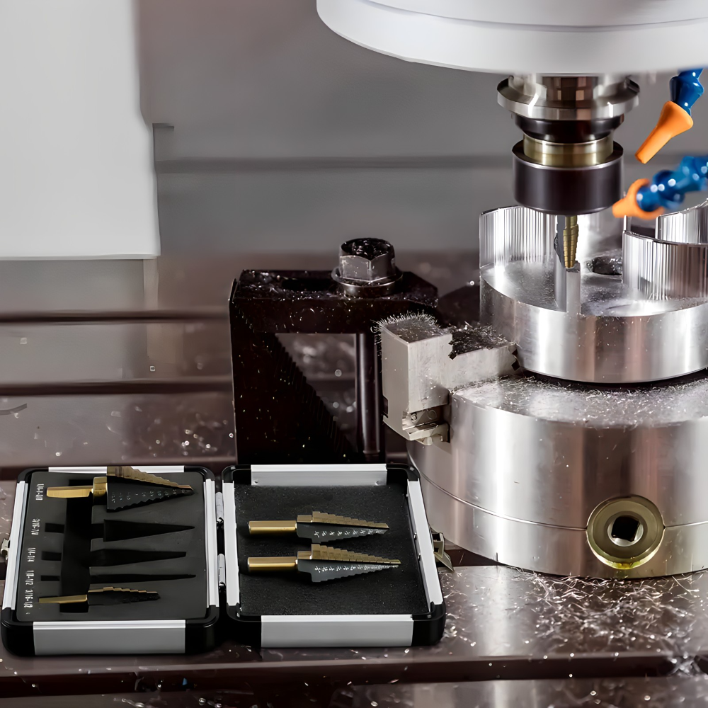 Set stepenastih burgija - 5 komada