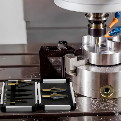 Set stepenastih burgija - 5 komada