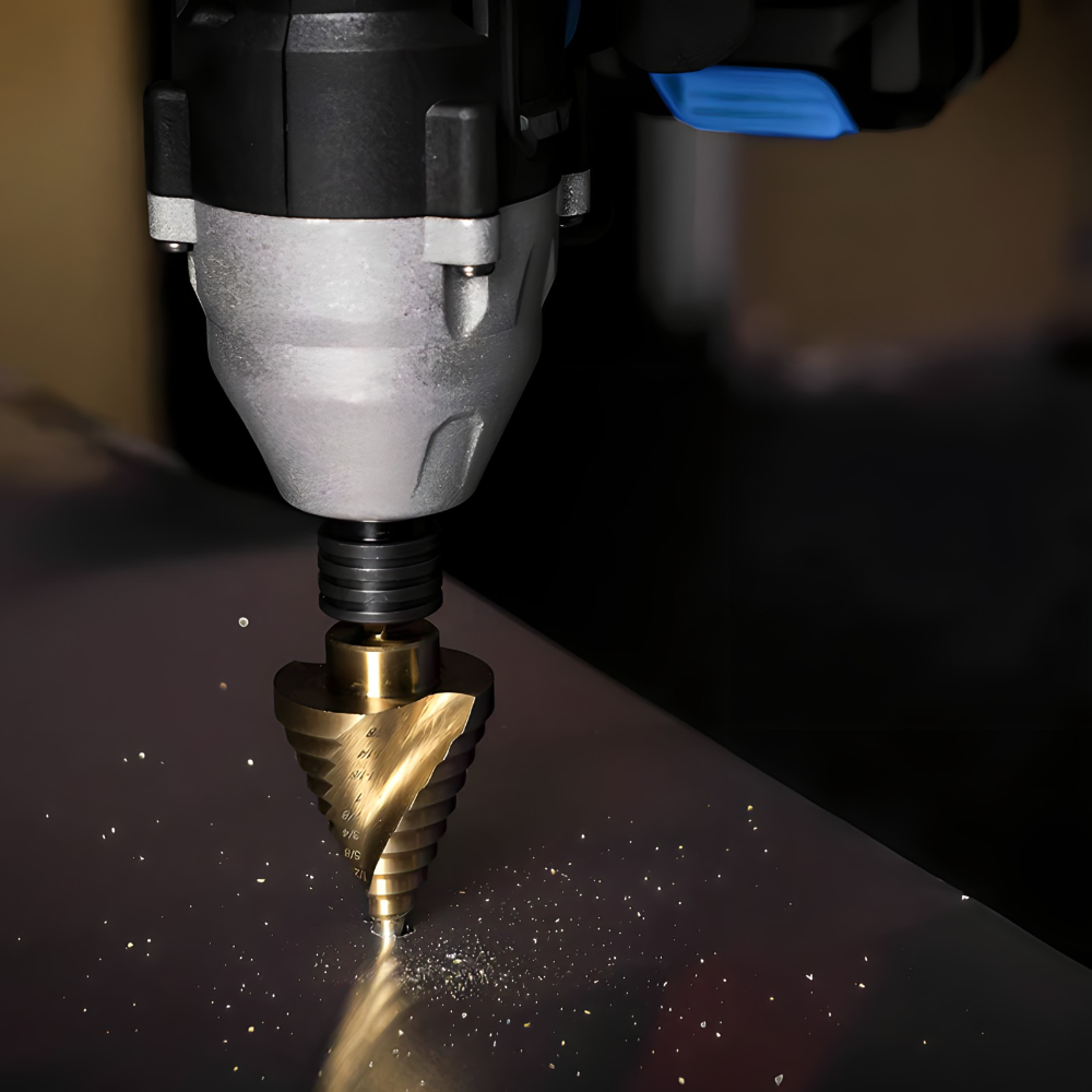 Set stepenastih burgija - 5 komada