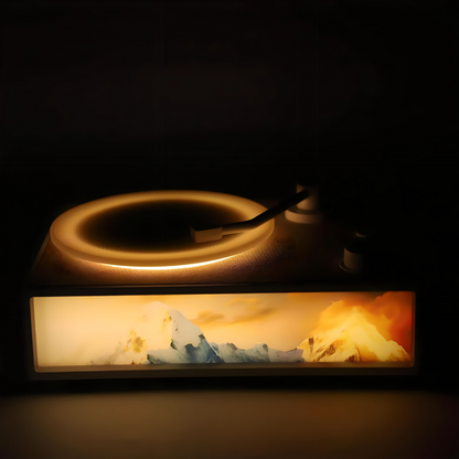 2u1 Gramofon i difuzer sa svetlom i bluetooth zvučnikom