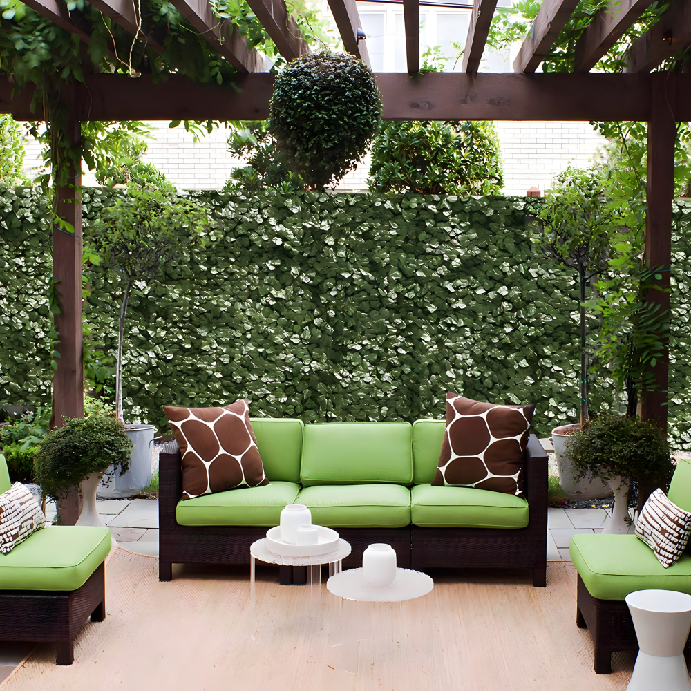 Veštačka živa ograda lišće - 3m x 0.5m