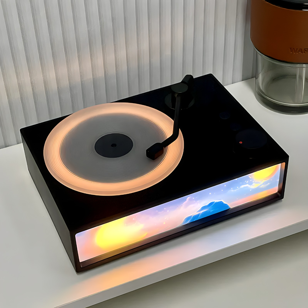 2u1 Gramofon i difuzer sa svetlom i bluetooth zvučnikom