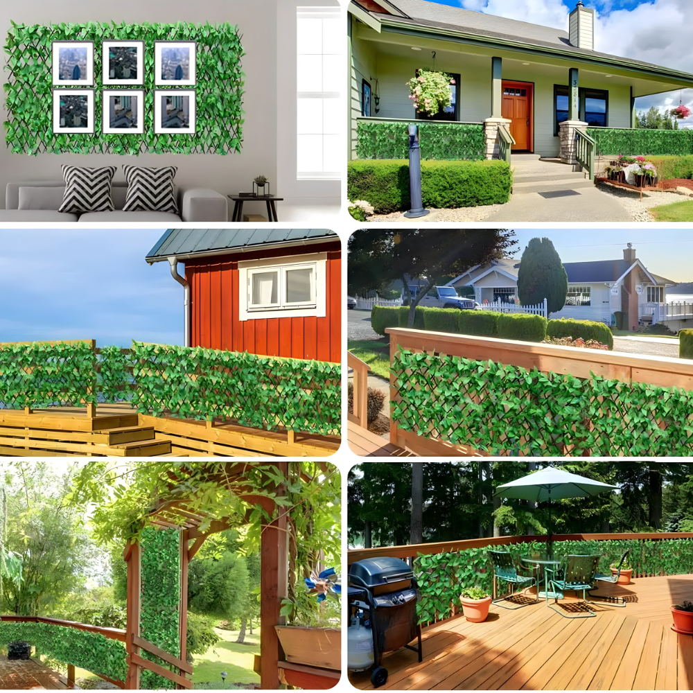 Veštačka živa ograda lišće - 3m x 0.5m