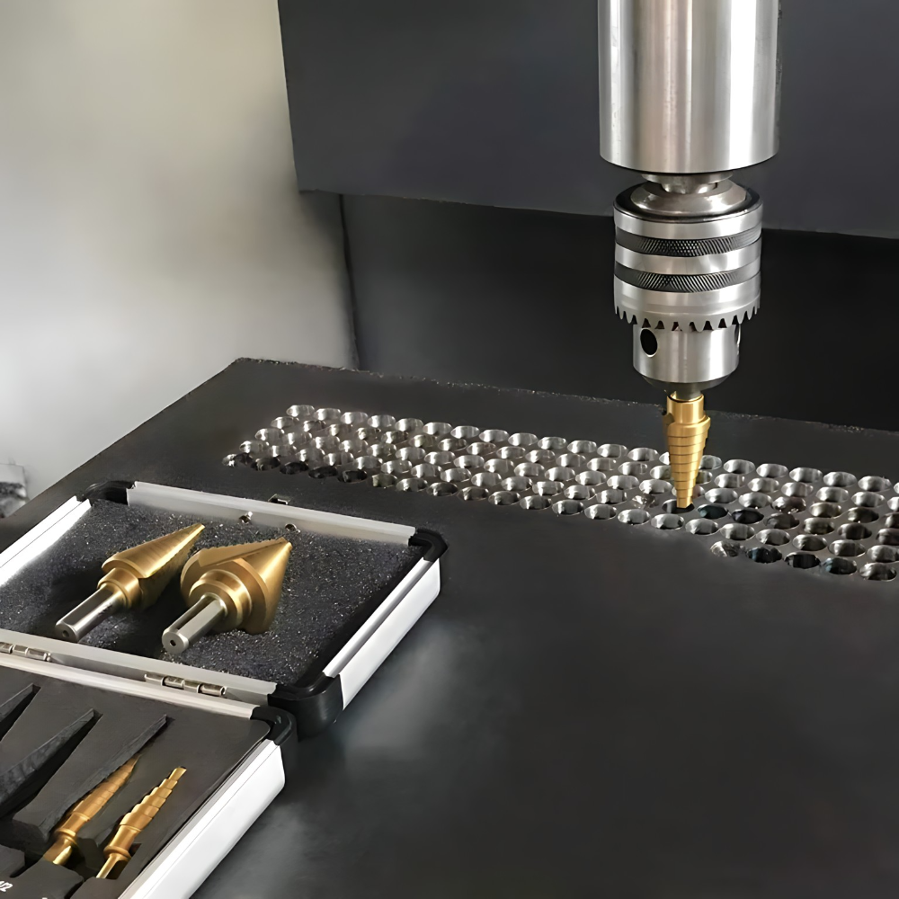 Set stepenastih burgija - 5 komada