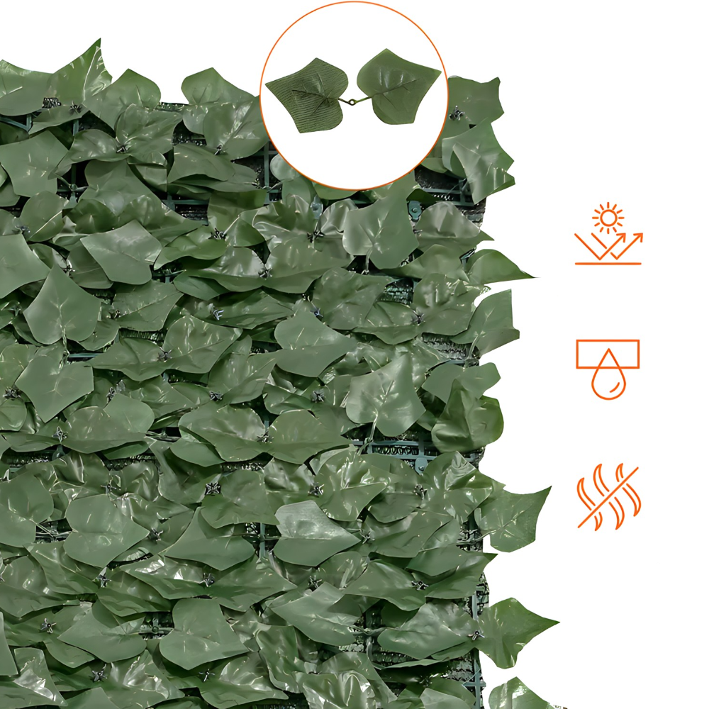 Veštačka živa ograda lišće - 3m x 0.5m