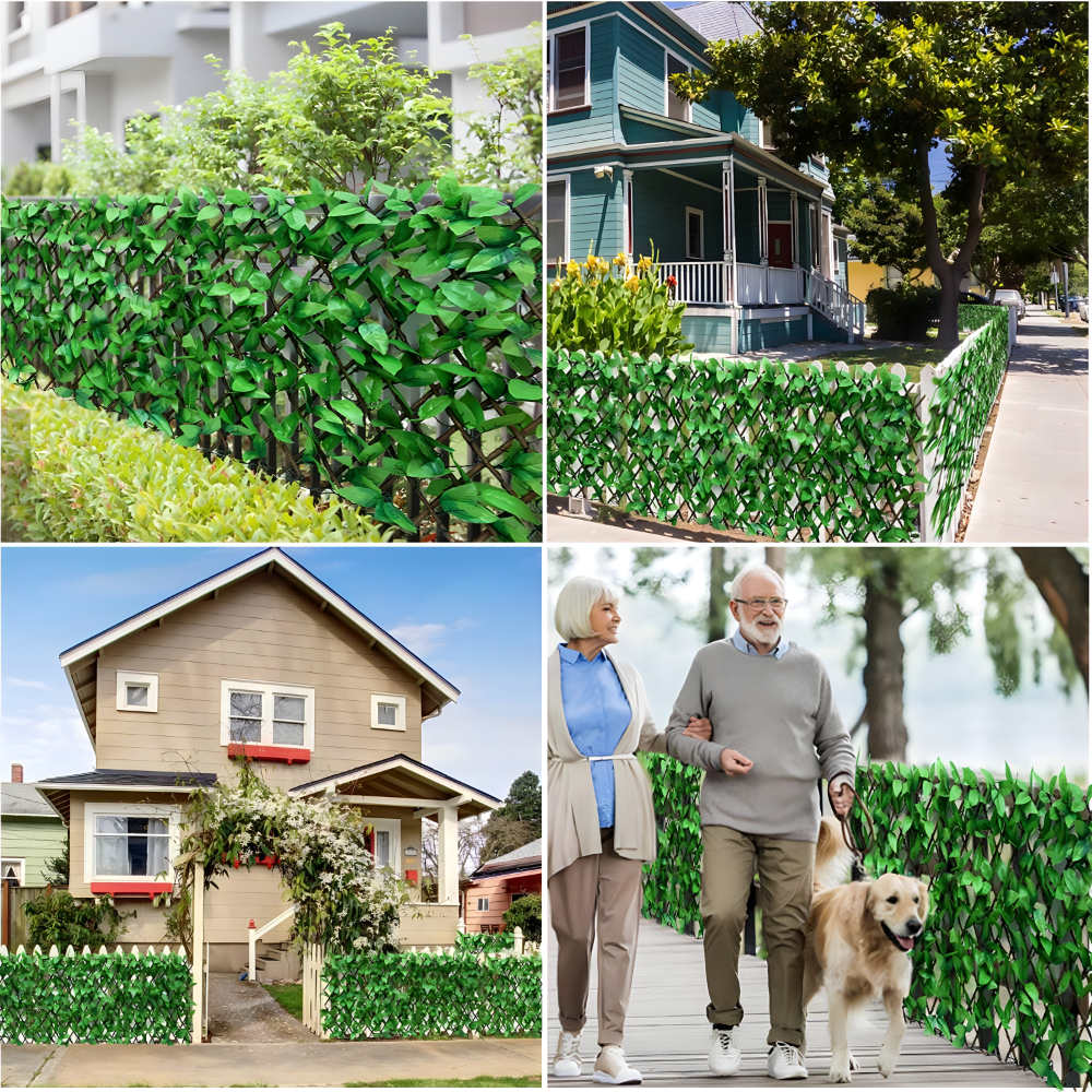 Veštačka živa ograda lišće - 3m x 0.5m