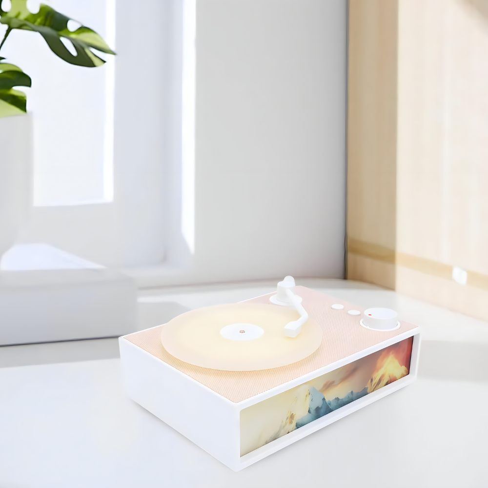 2u1 Gramofon i difuzer sa svetlom i bluetooth zvučnikom