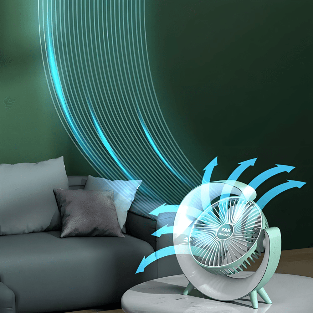 Stoni ventilator sa 3 brzine i LED svetlom