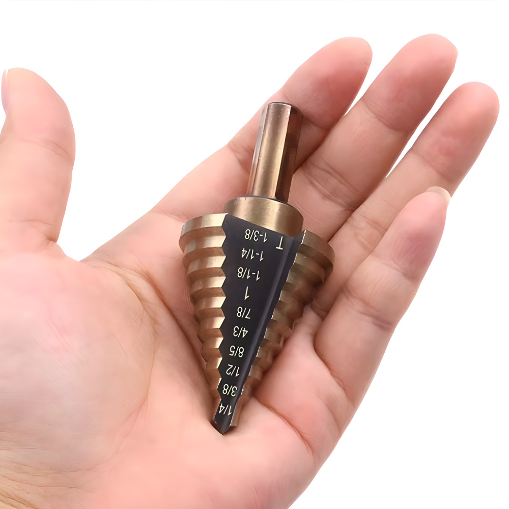 Set stepenastih burgija - 5 komada