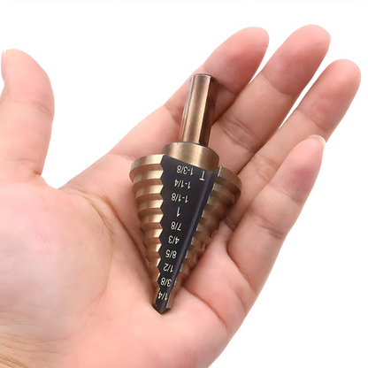 Set stepenastih burgija - 5 komada