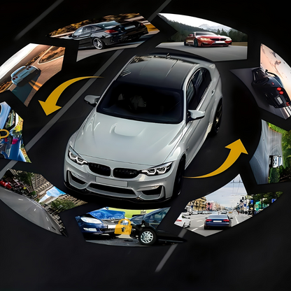 Auto kamera za snimanje vožnje napred i unutra