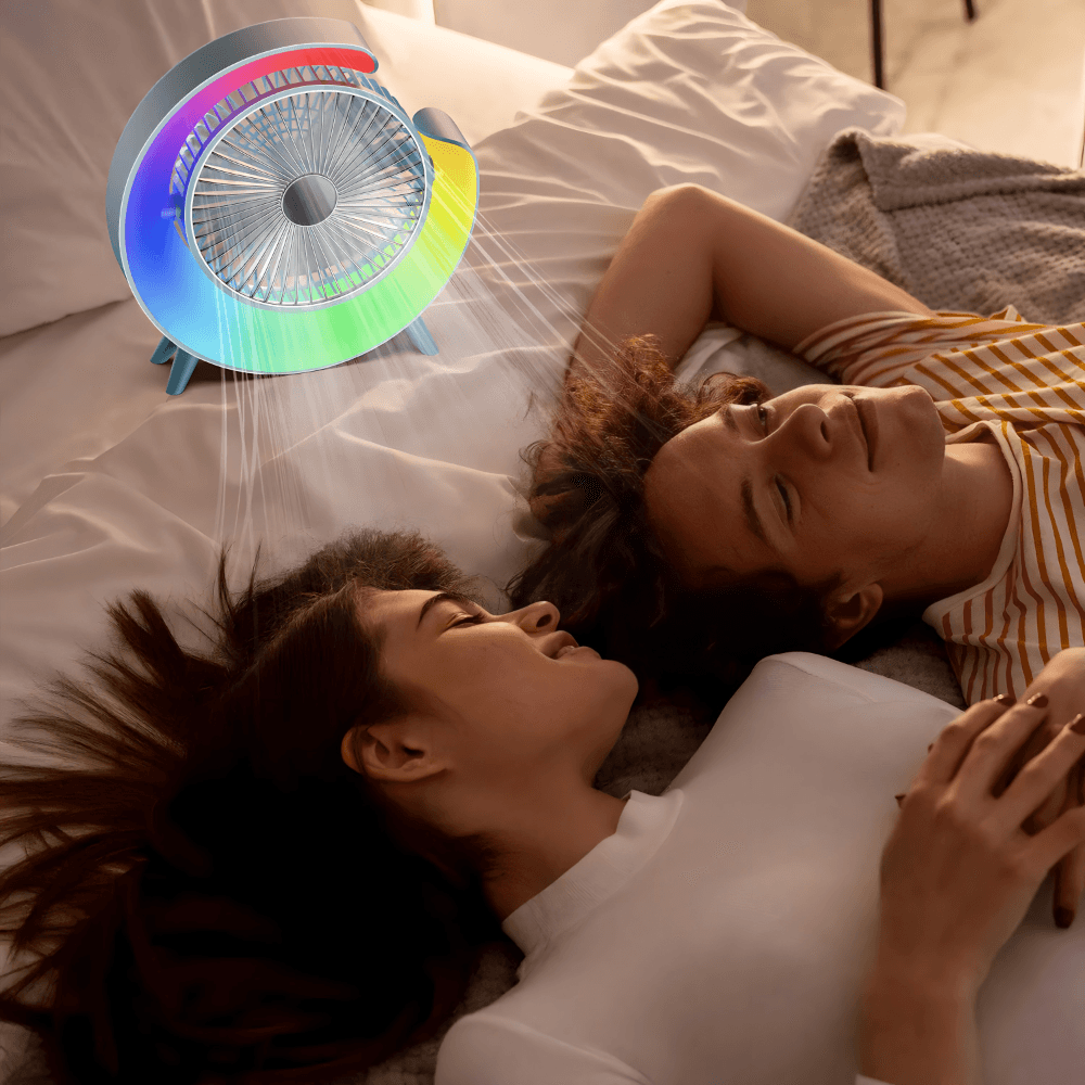 Stoni ventilator sa 3 brzine i LED svetlom