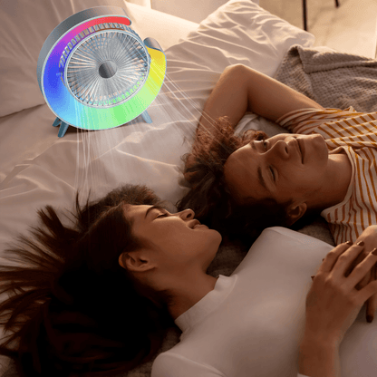 Stoni ventilator sa 3 brzine i LED svetlom