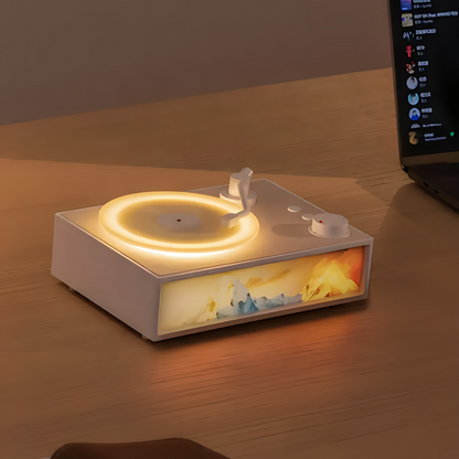 2u1 Gramofon i difuzer sa svetlom i bluetooth zvučnikom