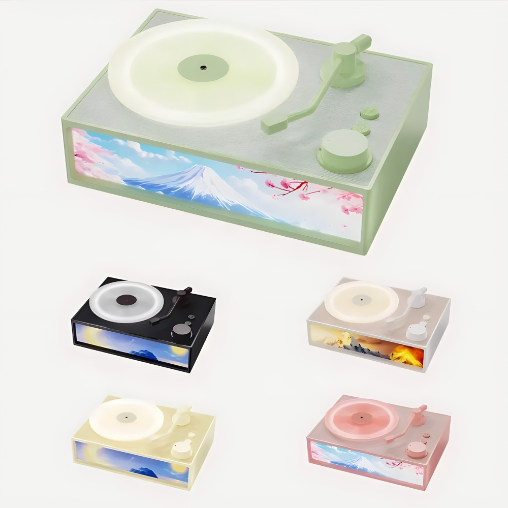 2u1 Gramofon i difuzer sa svetlom i bluetooth zvučnikom