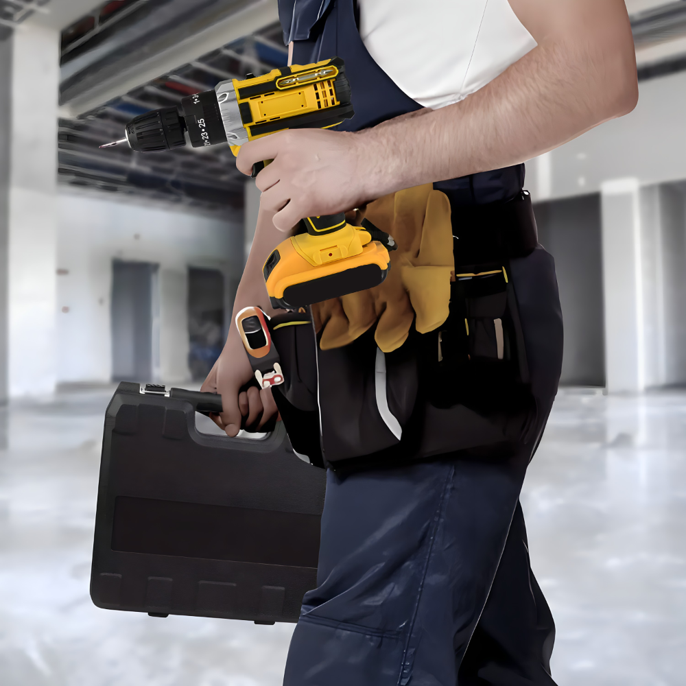 Aku bušilica sa setom alata