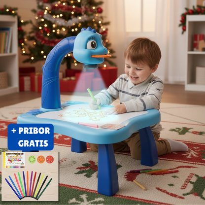 Stočić za crtanje sa projektorom