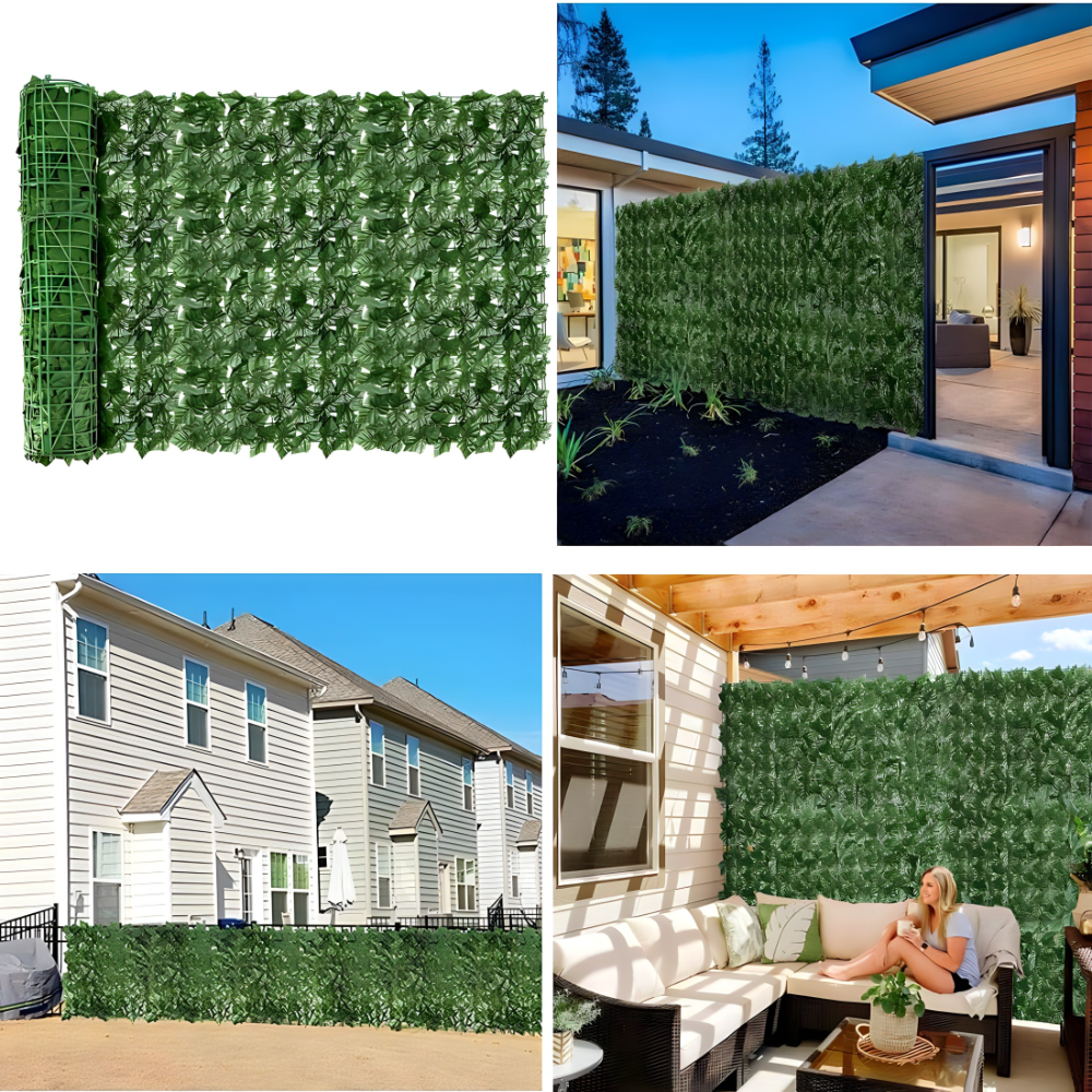 Veštačka živa ograda lišće - 3m x 0.5m