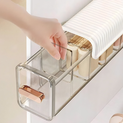 Zidna fioka sa 6 pregrada - organizator veša, kozmetike ili začina (3kom)