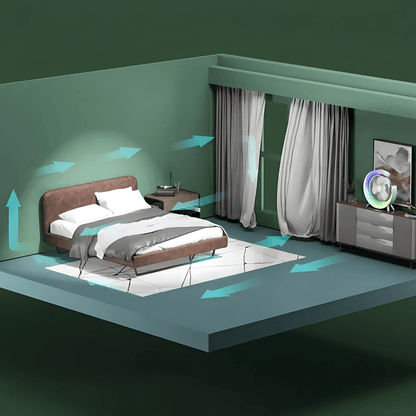 Stoni ventilator sa 3 brzine i LED svetlom - 2024