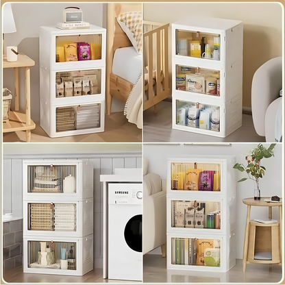 Sklopiva kutija za odlaganje sa poklopcem - za organizaciju obuće, igračaka i sličnog